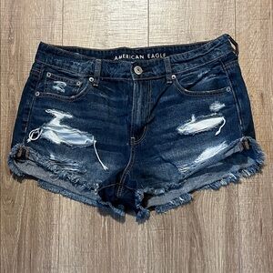 American Eagle Outfitters Dark Blue Jean Shorts